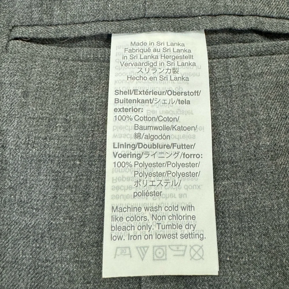 J.Crew Men Thompson Cotton Grey Blazer 40R
